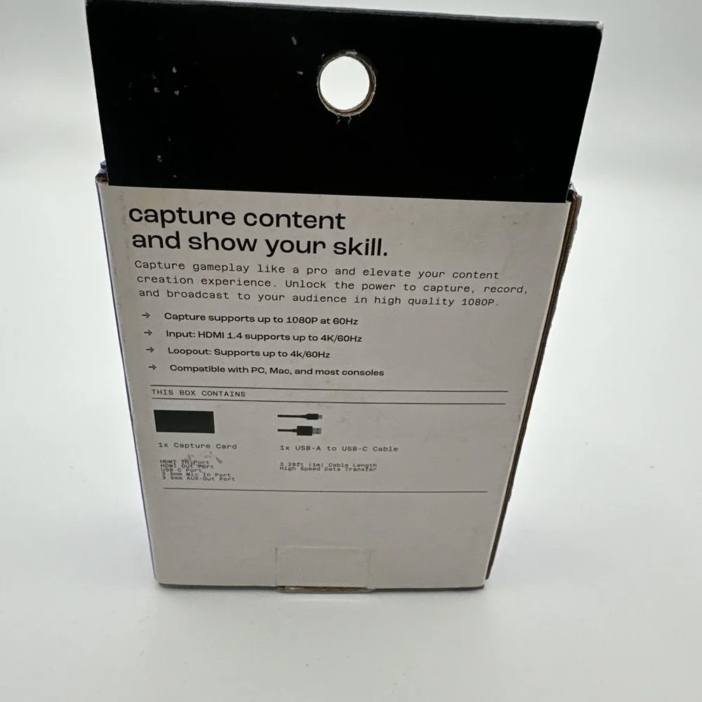 North Video Gameplay 1080p 60Hz Capture Card- Brand‎ New Sealed